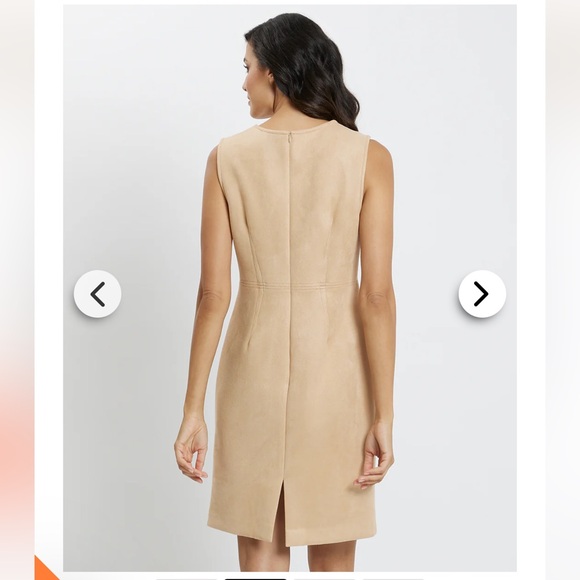 NWT JUDE CONNALLY Julia Dress Faux Suede - Picture 3 of 11